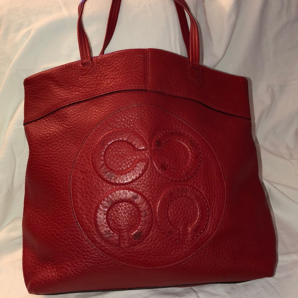 COPY - Coach pebbled leather tote